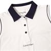 Calvin Klein Golf Ladies Manelle Sleeveless Polo Shirt White