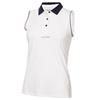 Calvin Klein Golf Ladies Manelle Sleeveless Polo Shirt White