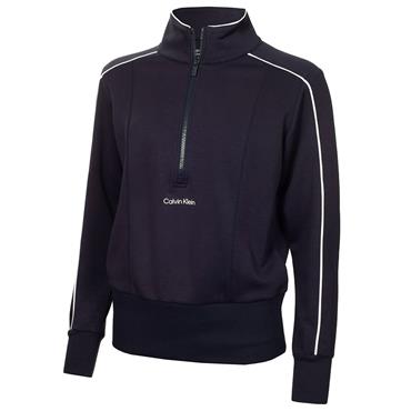 Calvin Klein Golf Ladies Quinta ¼ Zip Top Navy