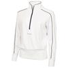 Calvin Klein Golf Ladies Quinta ¼ Zip Top White