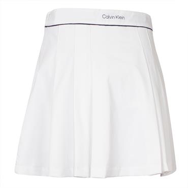 Calvin Klein Golf Ladies Skylar Pleated Skort White