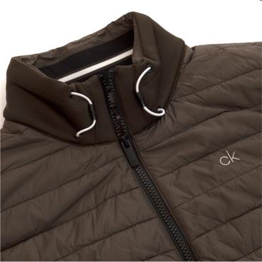Calvin Klein Golf Gents Wrangell Hybrid Gilet Olive Green