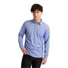 Calvin Klein Golf Gents Bayard Long Sleeve Polo Shirt French Blue