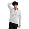 Calvin Klein Golf Gents Bayard Long Sleeve Polo Shirt Silver Marl