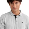 Calvin Klein Golf Gents Bayard Long Sleeve Polo Shirt Silver Marl