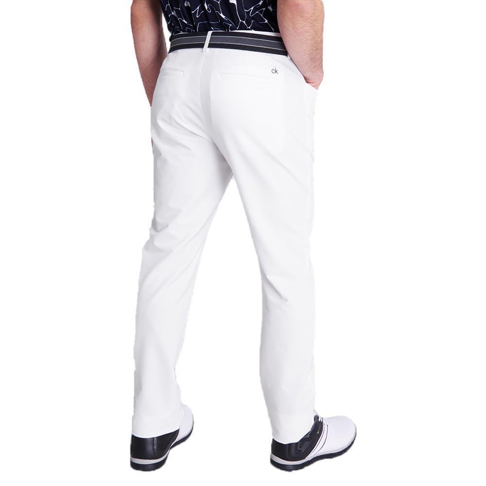 Calvin Klein Golf Gents 4 Way Slim Fit Stretch Trousers White Golf Store
