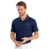 Calvin Klein Golf Gents Abstract Watercolour Printed Polo Shirt Navy
