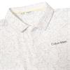Calvin Klein Golf Gents Abstract Watercolour Printed Polo Shirt White