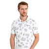 Calvin Klein Golf Gents Cyber Floral Printed Polo Shirt White