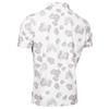 Calvin Klein Golf Gents Cyber Floral Printed Polo Shirt White