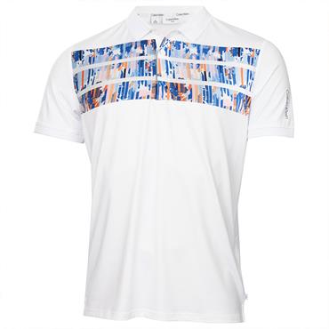 Calvin Klein Golf Gents Ashgrove Polo Shirt White