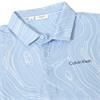 Calvin Klein Golf Gents Marble Print Polo Shirt Blue Bell
