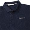 Calvin Klein Golf Gents Marble Print Polo Shirt Navy