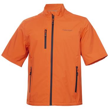 Calvin Klein Golf Gents Acres Short Sleeve Waterproof Jacket Mandarin