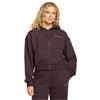 Gym+Coffee Ladies Daily Zip Hoodie Mocha