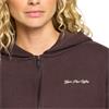 Gym+Coffee Ladies Daily Zip Hoodie Mocha