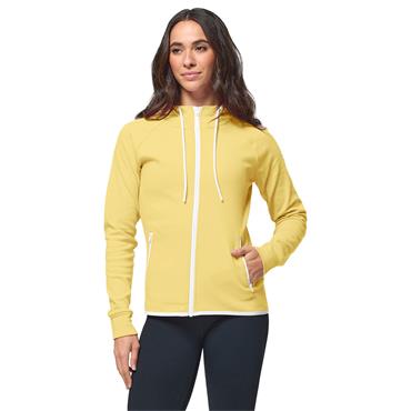 Gym+Coffee Ladies Chill Zip Hoodie Lemon Sorbet