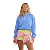 Gym+Coffee Ladies Tempo Hoodie Periwinkle Blue