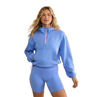 Gym+Coffee Ladies Tempo Hoodie Periwinkle Blue