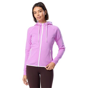 Gym+Coffee Ladies Chill Zip Hoodie Neon Pink