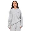 Gym+Coffee Ladies Knit Hoodie Heather Grey