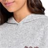 Gym+Coffee Ladies Knit Hoodie Heather Grey