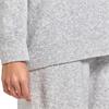 Gym+Coffee Ladies Knit Hoodie Heather Grey