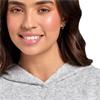Gym+Coffee Ladies Knit Hoodie Heather Grey