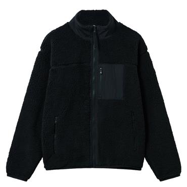 Gym+Coffee Gents Industry Fleece Full Zip Black