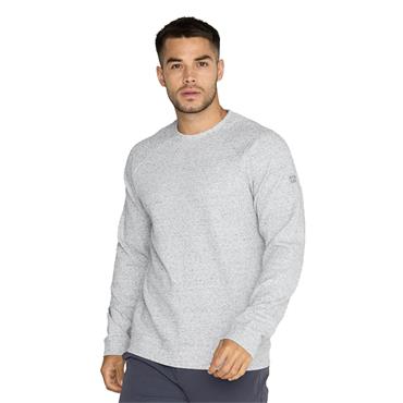 Gym+Coffee Gents Textured Sweatshirt Heather Grey