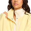 Gym+Coffee Ladies Snap Polar Fleece Pale Vanilla