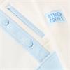 Gym+Coffee Ladies Snap Polar Fleece Glacial Blue
