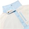 Gym+Coffee Ladies Snap Polar Fleece Glacial Blue