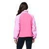 Gym+Coffee Ladies Snap Polar Fleece Cotton Candy