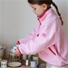 Gym+Coffee Kids Polar Fleece Pink Blossom