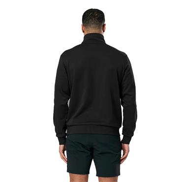 Gym+Coffee Gents Clubhouse ½ Zip Black