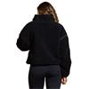 Gym+Coffee Ladies Industry Fleece ½ Zip Deep Black