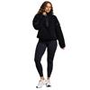Gym+Coffee Ladies Industry Fleece ½ Zip Deep Black