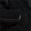 Gym+Coffee Ladies Industry Fleece ½ Zip Deep Black