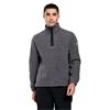 Gym+Coffee Gents Half Zip Polar Fleece Dark Heather Grey