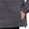 Gym+Coffee Gents Half Zip Polar Fleece Dark Heather Grey