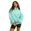 Gym+Coffee Ladies Snap Collar Sierra Sweatshirt Peppermint