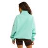 Gym+Coffee Ladies Snap Collar Sierra Sweatshirt Peppermint
