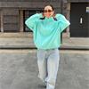 Gym+Coffee Ladies Snap Collar Sierra Sweatshirt Peppermint