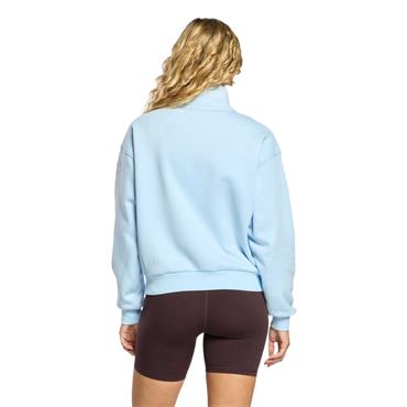 Gym+Coffee Ladies Daily Snap Collar Sierra Sweatshirt Glacial Blue