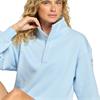 Gym+Coffee Ladies Daily Snap Collar Sierra Sweatshirt Glacial Blue
