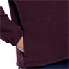 Gym+Coffee Gents Half Zip Polar Fleece Grape Noir