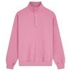 Gym+Coffee Ladies Snap Collar Sierra Sweatshirt Pink Velvet