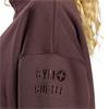 Gym+Coffee Ladies Snap Collar Sierra Sweatshirt Mocha Bean