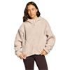 Gym+Coffee Ladies Industry Fleece Hooded Full Zip Natural